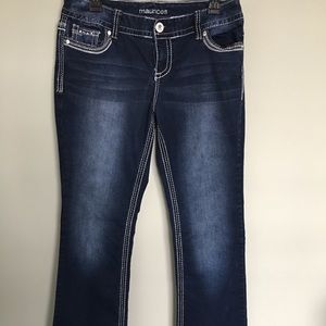 Maurice’s Dark Wash Jean and Light Stitching